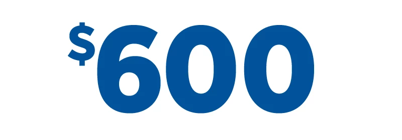 $600 Bonus icon
