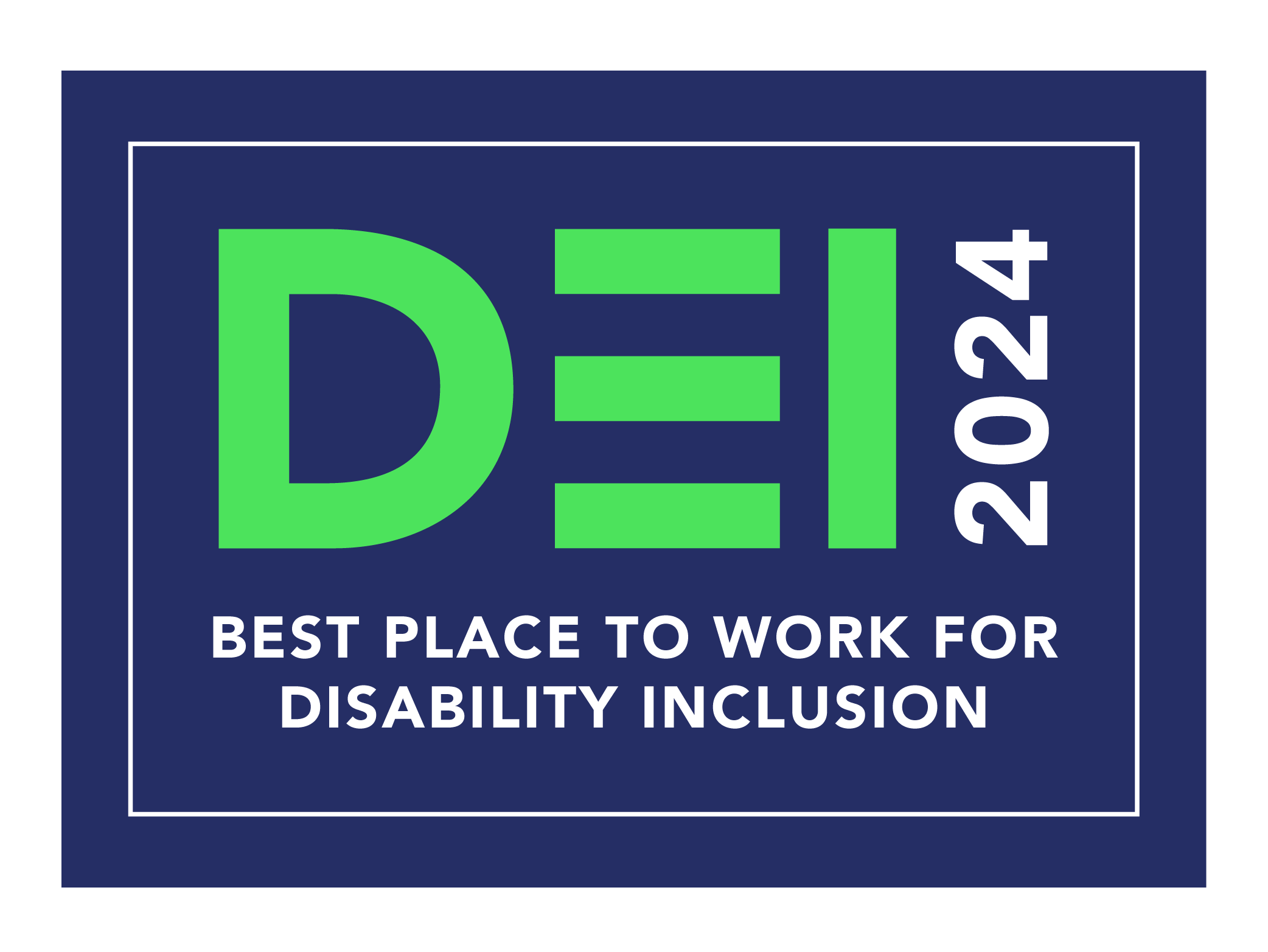DEI Best Place to work for Disability Inclusion logo