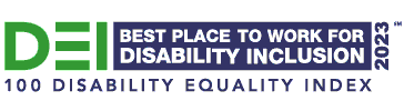 DEI Best Place to work for disability inclusion logo
